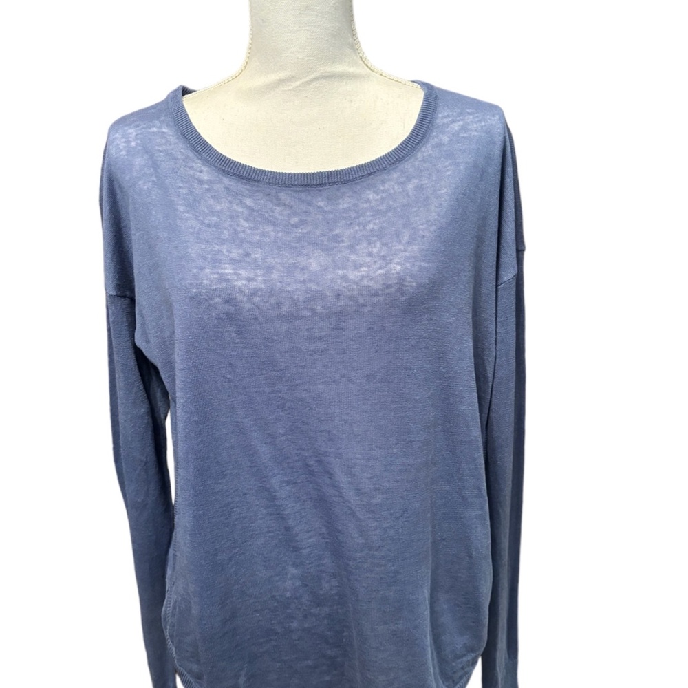 JOIE - SEA BLUE LIGHT WEIGHT SWEATER